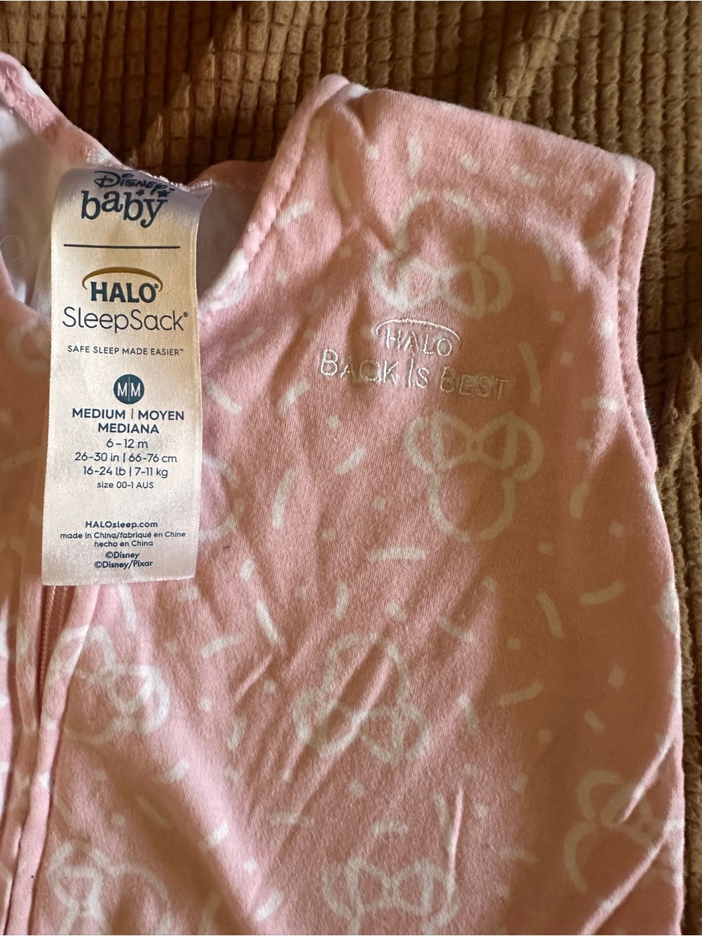 Disney Pink Floral Print SleepSack by HALO